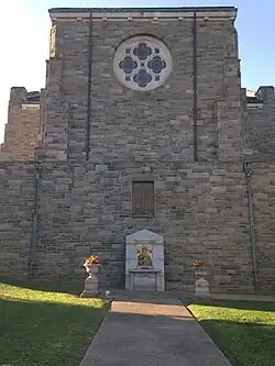 Exterior, basilica rear