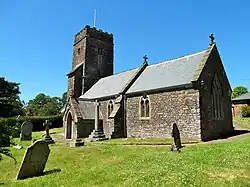 St Matthews Church in Butterleigh