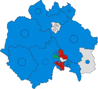2019 results map