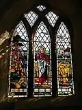 Stained-glass window in All Saints'