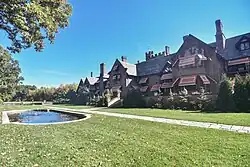 Small pond near the mansion