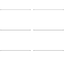 Standing waves in a string&nbsp;– the fundamental mode and the first 5 harmonics.