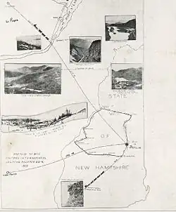 Image 131922 map of New Hampshire published in the bulletin of the Brown Company in Berlin (from History of New Hampshire)