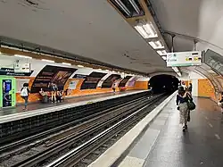 Line 6 platforms at Montparnasse–Bienvenüe