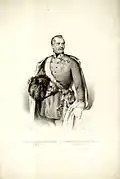 Stevan Šupljikac, voivod (duke) of Serbian Vojvodina (1848)