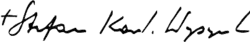 Stefan Wyszyński's signature