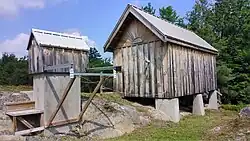 View of the Simoni Spectrohelioscope building at Stellafane West, 2021