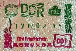 Friedrichstraße railway station crossing.