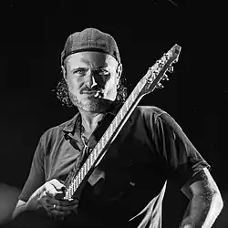 Alex Hutchings in concert with Steven Wilson, 2018.