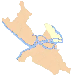 Location within Stockholm