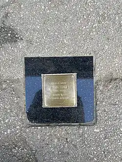 Stolpersteine for Leon Finci in Sarajevo