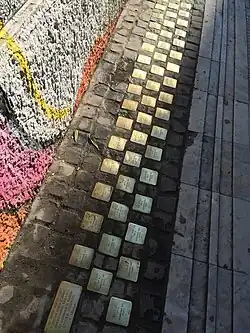 Stolpersteine for murdered schoolboys in Thessaloniki