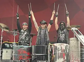 Street Drum Corps performing at Auto Club Speedway in 2023