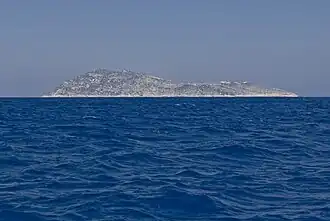 The islet of Strongyli seen from southwest