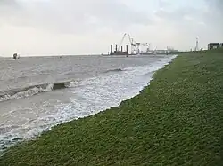 Northern dike Bremerhaven