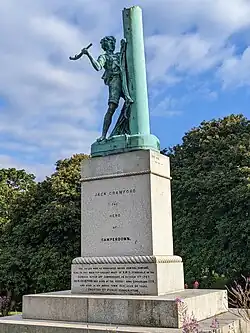 Statue of Jack Crawford