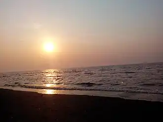 Sunset at Devka Beach, Daman.