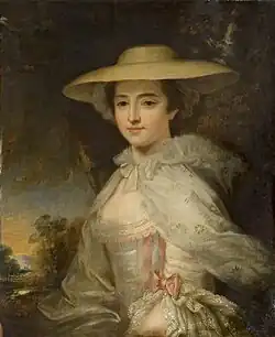 Sister, Susan Champion de Crespigny, painting by anonymous artist from the circle of George Romney