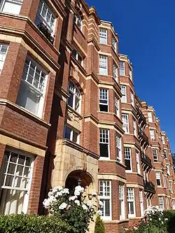 Sutton Court Mansions, Fauconberg Road, 1905