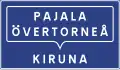 Grouped destinations (i.e. For Pajala and Övertorneå, follow signs for Kiruna)