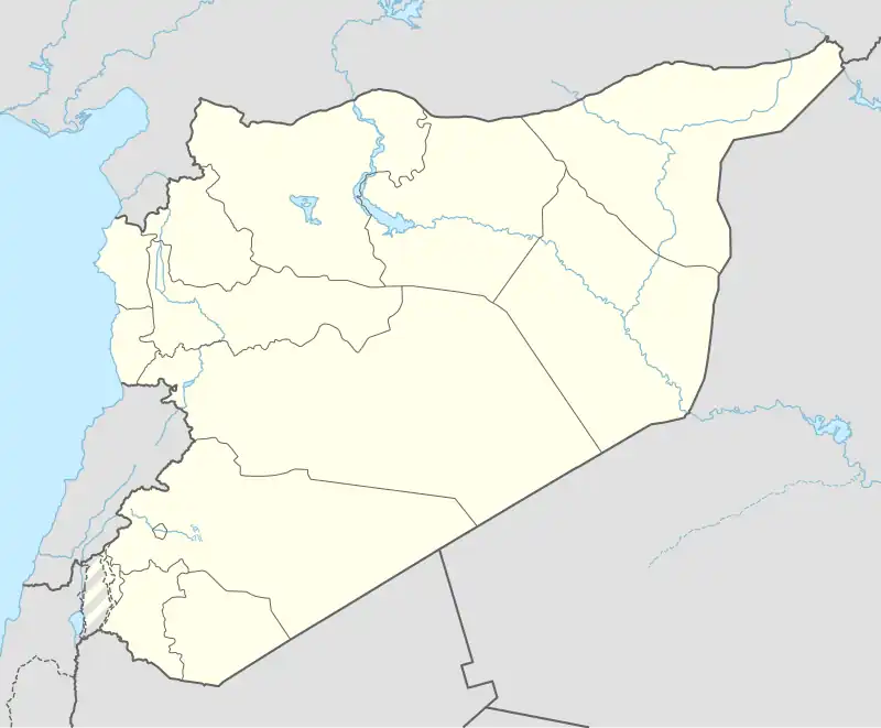 Al-Rastan is located in Syria
