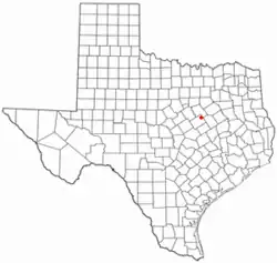 Location of Leroy, Texas