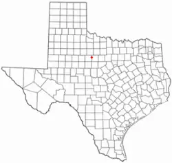 Location of Lueders, Texas