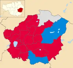 2007 results map