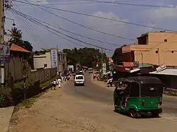 View of the Tangalle main road