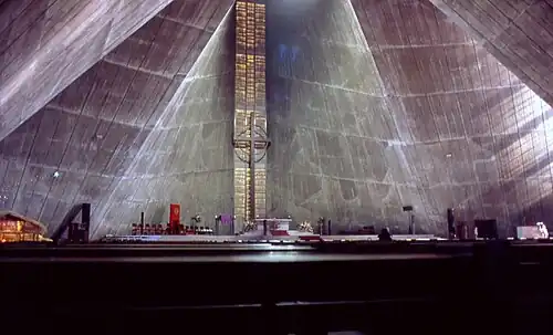 The interior in 1979