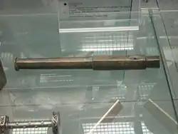 The Tannenberg handgonne is a cast bronze firearm. Muzzle bore 15–16&nbsp;mm. Found in the water well of the 1399 destroyed Tannenberg castle. Oldest surviving firearm from Germany.