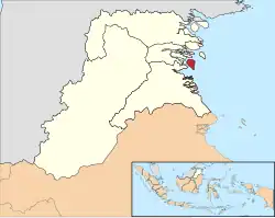 Location within North Kalimantan