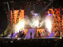 Main stage of Taylor Swift's Red concert