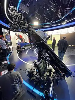 The incrdedibly versatile TechnoDolly10/12 installed with PGA Tour Studios.