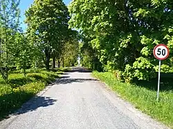 Road in Vägari, Estonia