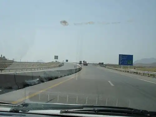 Junction with Road 56 in Salafchegan