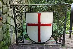 Knights Templar cross, Templar village church, Tempelhof
