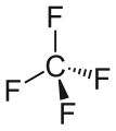 Carbon tetrafluoride, the simplest perfluoroalkane
