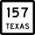 State Highway 157 marker