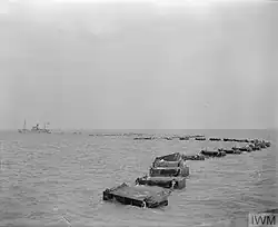 One of the gates in the boom