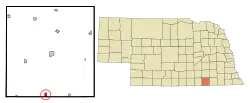 Location of Chester, Nebraska