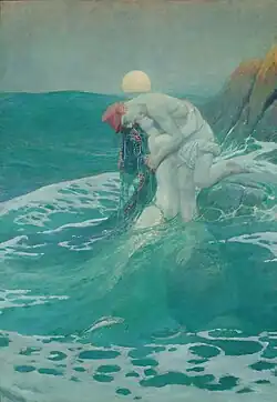 The Mermaid, by Howard Pyle (1910)