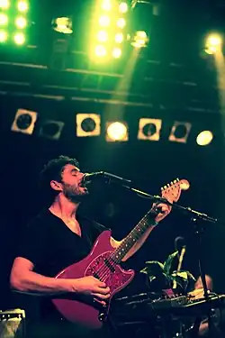 Silberman performing with The Antlers at Neumos in Seattle, Washington on May 5, 2010