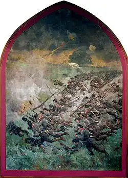 The Charge of the New Market Cadets, by Benjamin W. Clinedinst, 1914