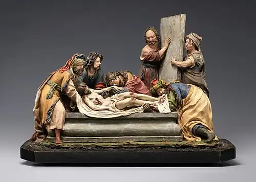 Baroque&nbsp;– The Entombment of Christ, by Luisa Roldán, 1700–1701, polychrome terracotta, Metropolitan Museum of Art, New York City