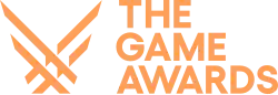 The Game Awards logo, on the left is four blades, each two facing opposite direction