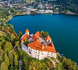 Bled Castle is the oldest Slovenian castle mentioned in documents