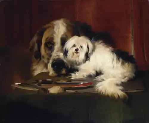 The Lion Dog of Malta by Edwin Landseer