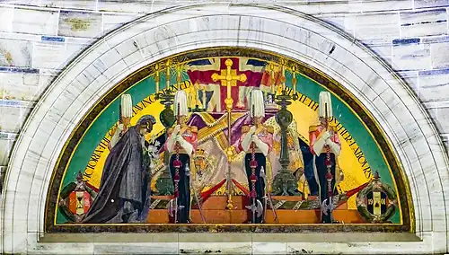 4. 1901 lying in state of Queen Victoria.