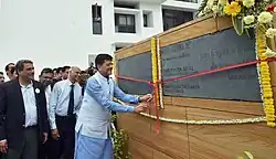 The Minister of State (Independent Charge) for Power, Coal and New and Renewable Energy, Shri Piyush Goyal inaugurating the Premasharay – a home for Cancer patients and Relatives of Tata Medical Centre, built by CSR initiative of Coal India Limited, at Rajarhat, New Town, Kolkata on 3 July 2015.